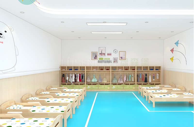 绿森堡-幼儿园寝室实木家具  18.jpg